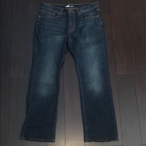 Dark Wash Men’s Boot-cut Jeans